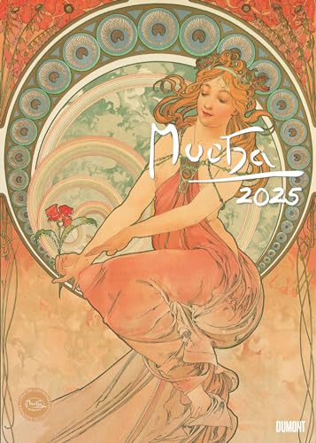 Mucha 2025 - Kunst-Kalender - Poster-Kalender - 50x70 (Kunst Klassiker)