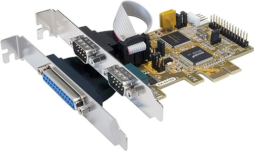 EXSYS 15063093 EX-44160 2S Seriell RS232 / 1P Parallel EPP/ECP PCIe Multi I/O Karte