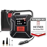 HEYNER® Auto Kompressor 12V elektrische Luftpumpe tragbarer Kompressor 21 bar Zigarettenanzünder