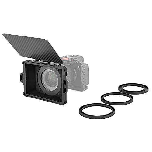 SMALLRIG Mini Matte Box für DSLR und spiegellose Kameras, leichtes Filter-Support-Kit für Videofilmer - 3196
