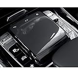 SHIFENG Für Mercedes-Benz A W177 B W247 GLB X247 CLA W118 GLE W167 GLS X167 2020 2021 Weiche TPU Auto-Mittelkonsole Maus Schutzabdeckung Shell (schwarz)