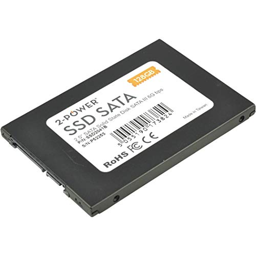 2-Power SSD2041B Solid State Drive (SSD) 2.5" 128 GB Serial ATA III - Interne Solid State Drives (SSD) (128 GB, 2.5", 6 Gbit/s)
