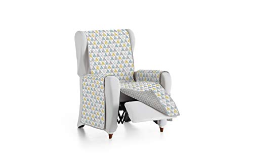 Eysa Nordic Sofa überwurf, Polyester, C/5 gelp-grau, 1 Sessel 55cm. Geeignet für Sofas von 60 bis 110 cm