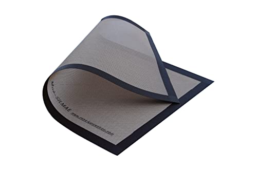 Maé Innovation Backmatte, antihaftbeschichtet, aus Silikon und Glasfaser, mikroperforiert, 40 x 60 cm, ideal für Brötchen