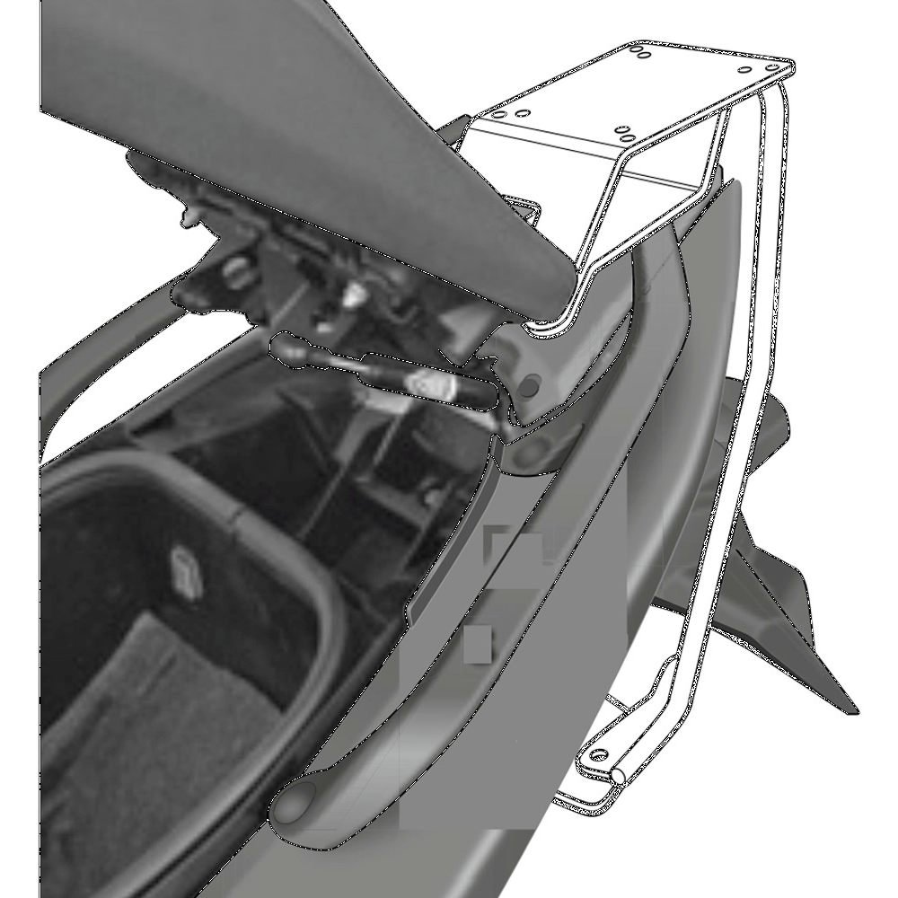 Y0tm59st - kofferhalterungen, dübel, befestigungen top master kompatibel mit yamaha t-max 500 2008-2012