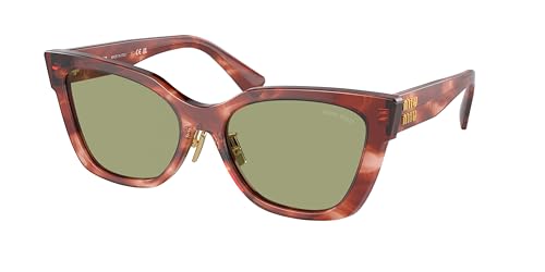 Miu Miu Damen 0mu 02zs Sonnenbrille, Mehrfarbig (Mehrfarbig)