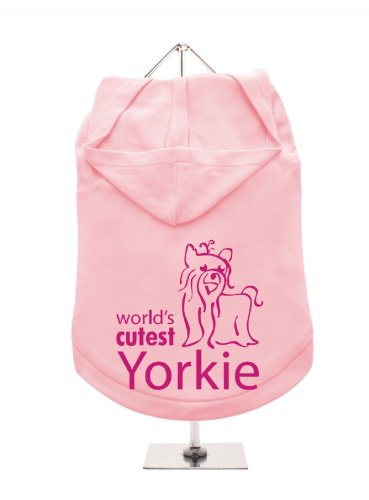 "UrbanPup Hunde-Hoodie" World 's Cutest Yorkie Hoodie (Pink/Fuchsia)