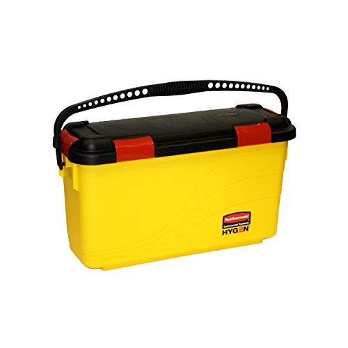 Rubbermaid Commercial HYGEN Charging Bucket for Microfiber Mops - Yellow