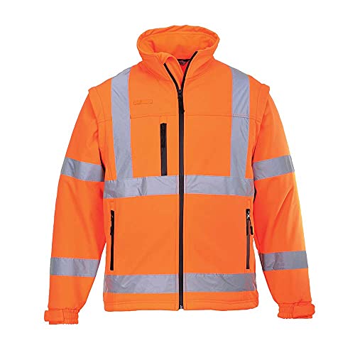 Portwest S428 hi-vis Softshell Jacket, XXL, orange