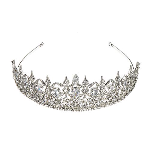 RanDal Mariage bijoux de bal d'étudiants pageant couronne bandeau cristal strass princesse diadème bandeau de mariée