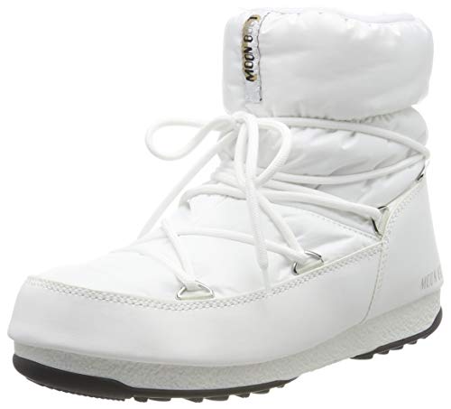 Moon-boot Damen Low Nylon Wp2 Schneestiefel, Weiß (Bianco 002), 40 EU