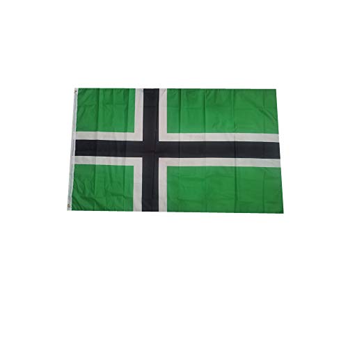Stormflag Vinland-Wikingerflaggen, 90 x 150 cm, Polyester, 90 g, mit zwei Ösen und doppelt genäht