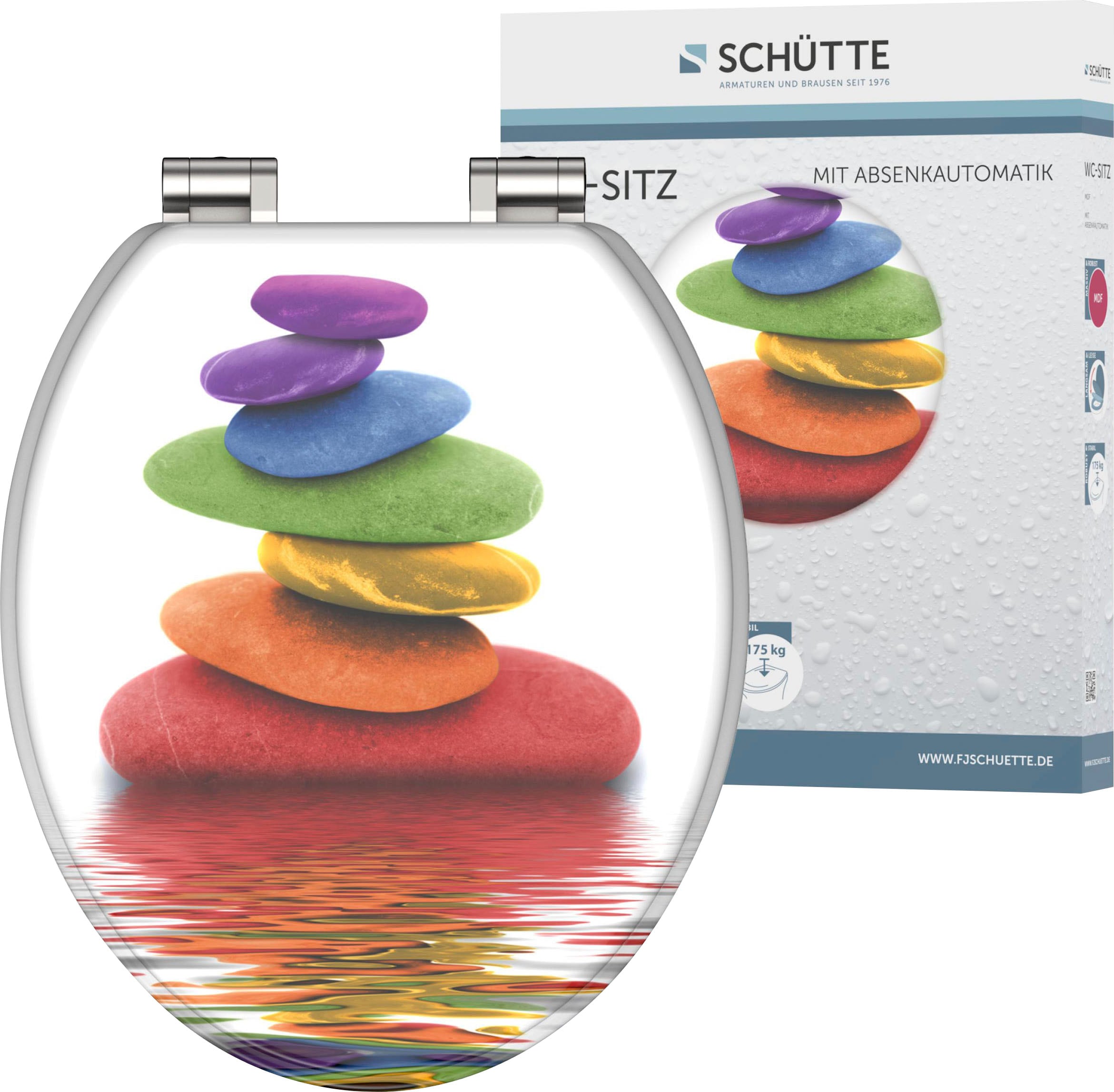 Schütte WC-Sitz "Colorful Stones"