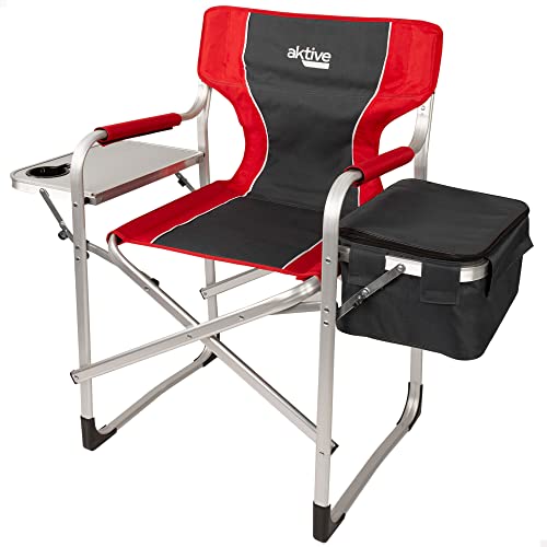 Aktive Aluminium With Tray And Iso Bag Director Folding Chair One Size