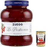3x Zuegg La Pasticceria Fragole, Marmelade Erdbeeren Konfitüre Brotaufstriche Italien 700 g + Italian Gourmet polpa 400g