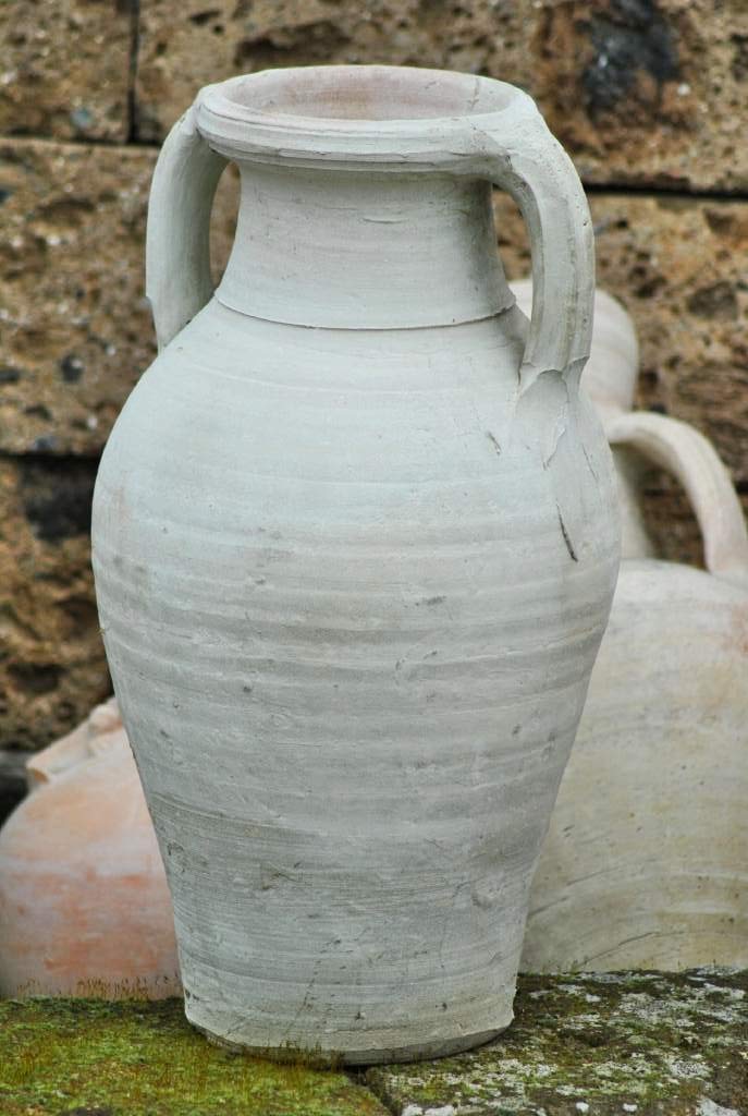 Kunert-Keramik Amphore mit 2 Henkeln,Vase,Terracotta,Tunesische Handarbeit,40cm hoch