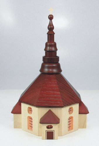 Seiffener Kirche 15 cm Kapelle Tischdeko Erzgebirge NEU