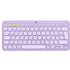 Logitech K380 Multi-Device Bluetooth® Tastatur Deutsch, QWERTZ Lavendel