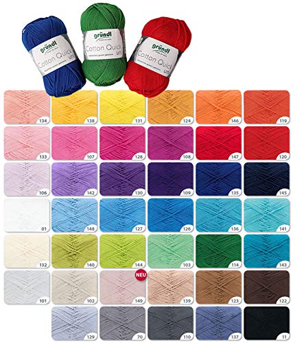 Gründl Wollset Cotton Quick 10x50g Keine Farbwahl möglich