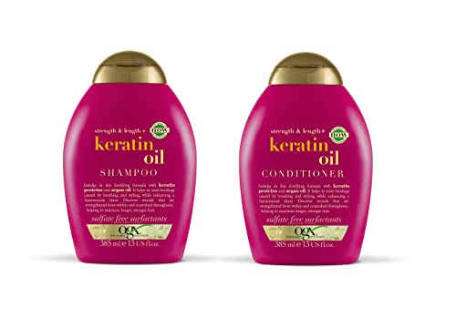 OGX Anti-breakage Keratin Oil Shampoo & Conditioner (13 Ounces) by OGX