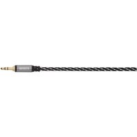 Audio-Kabel 35-mm-Klinken-Steck 3m (Schwarz) (Versandkostenfrei)