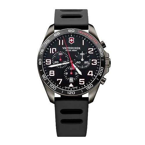 Victorinox Field Watch Herren Uhr analog Quarzwerk mit Kautschuk Armband V241889
