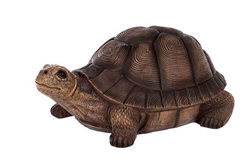 Birendy Figur, Schildkröte, Zwerg, Gartenzwerg Gartenwichtel Deko Zwerg Figur (NF36733-61cm)