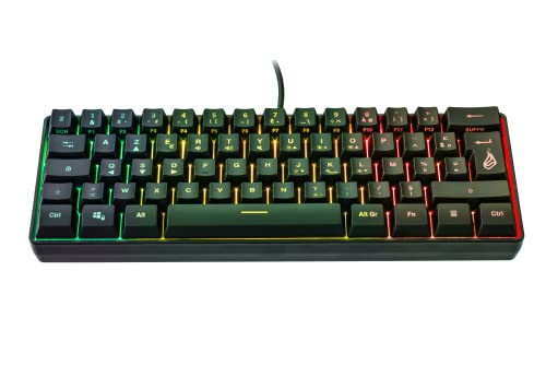 SureFire Kingpin X1 60% Gaming RGB Keyboard AZERTY French