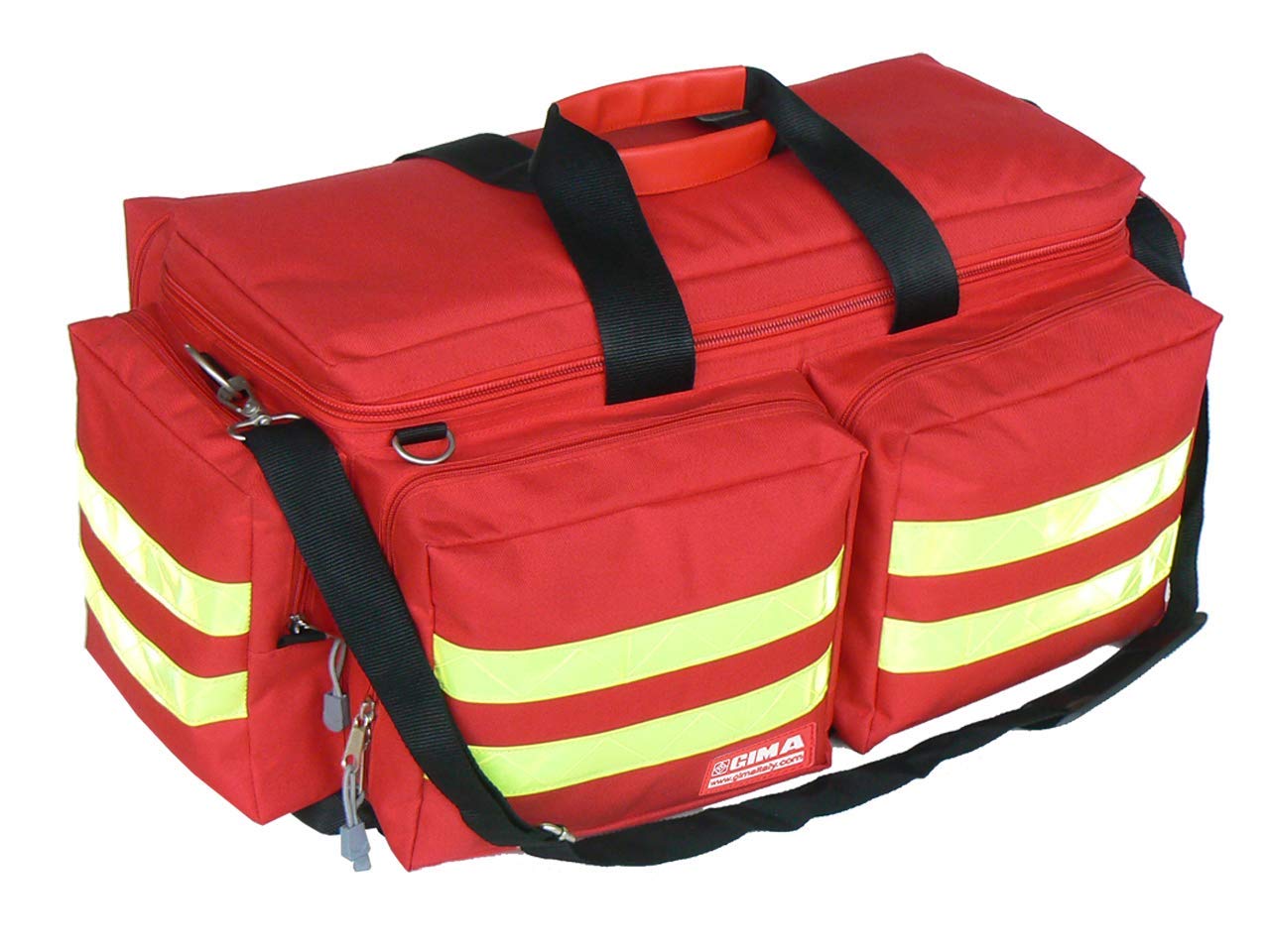 GIMA - Emergency Smart Bag, Rot Farbe, Polyester, leere, Trauma, Rettungsdienst, ärztliche, Erste Hilfe, Krankenpfleger, Mehrtaschenbeutel für Sanitäter, 65x35x35 cm
