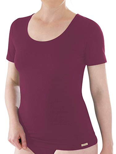 comazo Damen Shirt 1/4 Arm, 10300276401, 46, brombeer