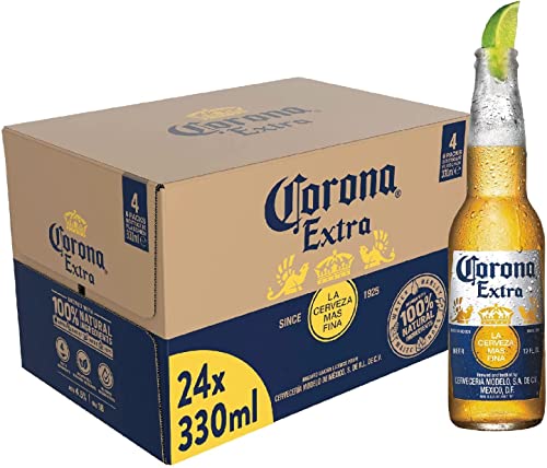Corona Extra Premium Lager Flaschenbier, MEHRWEG (24 x 0.355 l) im Karton, Internationales Lager Bier
