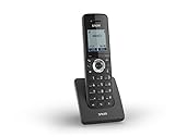 Snom M15 SOHO DECT-Mobilteil (bis zu 7 Tage Akkulaufzeit im Standby-Modus und 7 Stunden Gesprächszeit, Voicemail-LED-Benachrichtigungsleuchte, GAP-kompatibel), Schwarz, 00004363