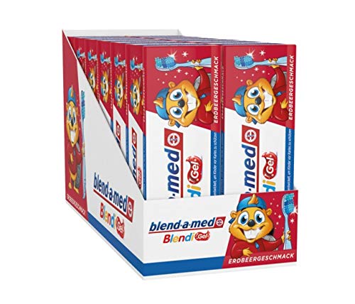 Blend-a-med Blendi Gel 12er Pack Kinder-Zahnpasta 50ml