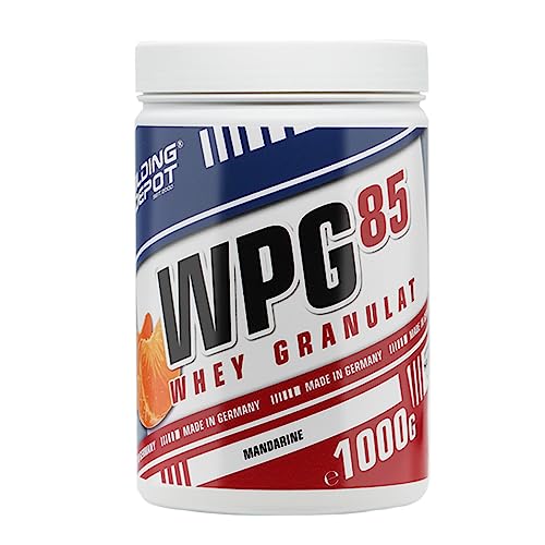 Bodybuilding Depot - WPG-85 Whey Protein Granulat/Isolat 1kg | speziell zum Mixen in Wasser | perfekte Löslichkeit | hoher BCAA und EAA Anteil (Mandarine)
