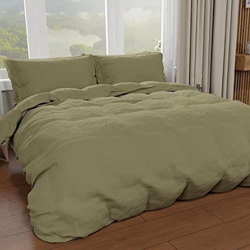 PETTI Artigiani Italiani - Bettbezug für Doppelbett, Bettbezug und Kissenbezüge aus Mikrofaser, einfarbig, 100% Made in Italy