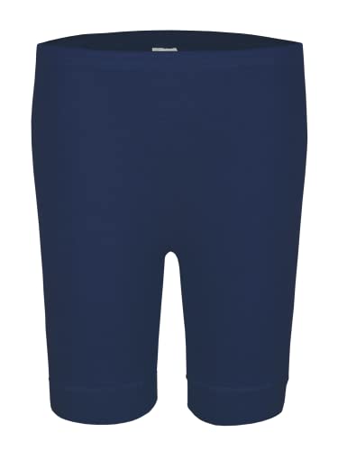 wobera Angora Damen-Unterhose bis Knie mit 50% Angora (Gr. XL, Farbe: Marine)