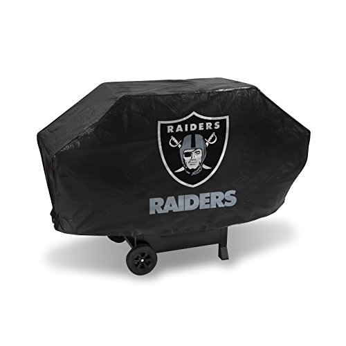NFL Deluxe Grill Cover, BCB1701, Oakland Raiders, 68-inches Wide x 21-inches Deep x 35-inches High