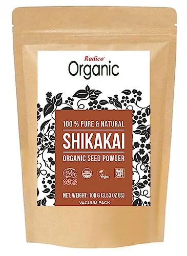 Radico | 100% Organic Shikakai Powder | Haarpflege | Sorgt für gute Kämmbarkeit | Ayurvedische Haar Packung | Für gereizte Kopfhaut | Vegan | 3 x 100 g