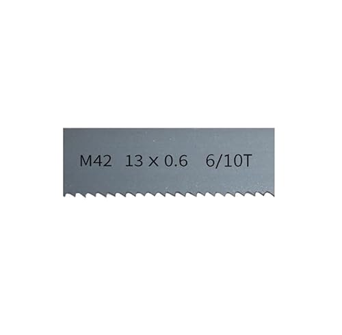 1 Stück M42 Bimetall-Bandsägeblätter, verschiedene Teilungen, 1085–1840 mm x 13 mm x 0,6 mm, for Schneiden von Metall und Hartholz (Color : 6-10Tpi, Size : Length 1425mm)