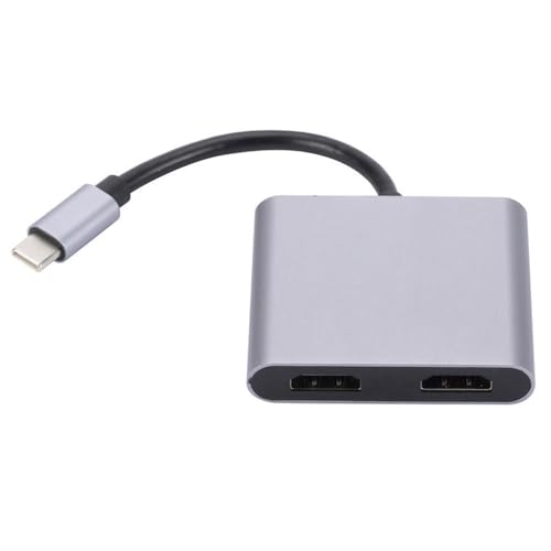 Q-BAIHE TYPEC zu HDMI + HDMI + USB + PD 4 in 1 Kabel Konverter für Samsung Huawei iPad Mac NS Typ C auf HDMI 4K USB 3.0 Adapterkabel