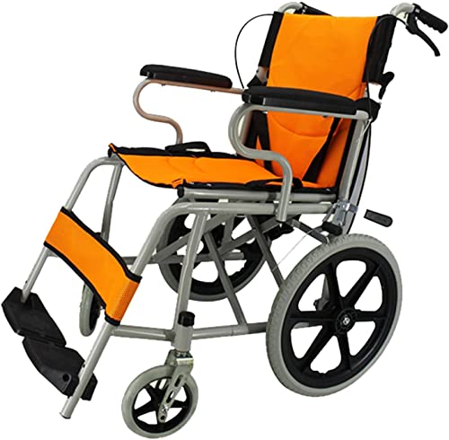 Patientenbenutzter manueller zusammenklappbarer verstellbarer Rollstuhl, Rollstühle Leichter zusammenklappbarer manueller Rollstuhl Multifunktions-Haushaltsrollstuhl für ältere Menschen mit