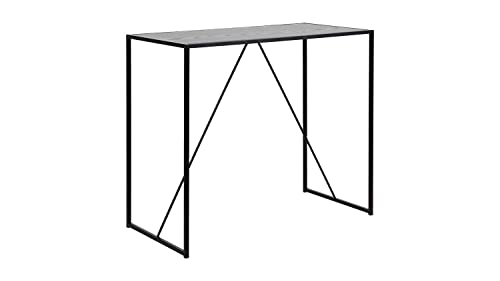 AC Design Furniture Jörn Stehtisch, Metal, Schwarz, H: 105 x B: 120 x T: 60 cm