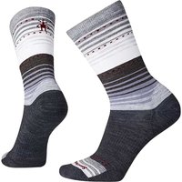 Smartwool Adult-Unisex Everyday Stitch Stripe Crew Socks, Charcoal, XL