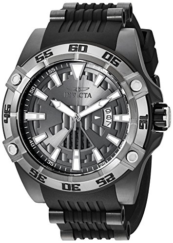 Invicta Herren analog Automatik Uhr mit Silikon Armband 26523
