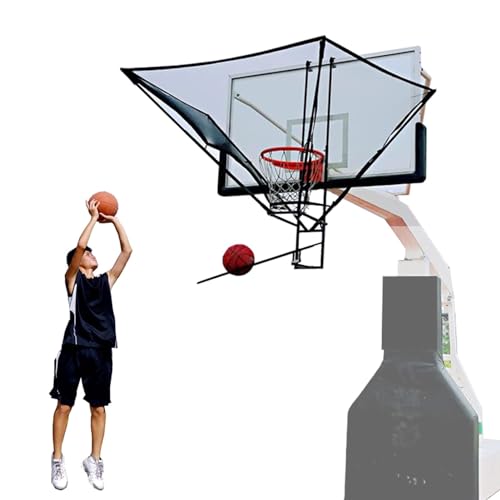 Tragbare Basketball-Schuss-Returner-Ausrüstung for Basketball-Schießtrainer, Basketball-Return-System-Aufsatz, Um 180 Grad Drehbare Rutsche