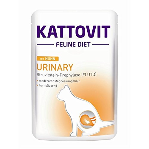 Kattovit Feline Diet Urinary mit Kalb | 24x 85g Katzen Spezialfutter