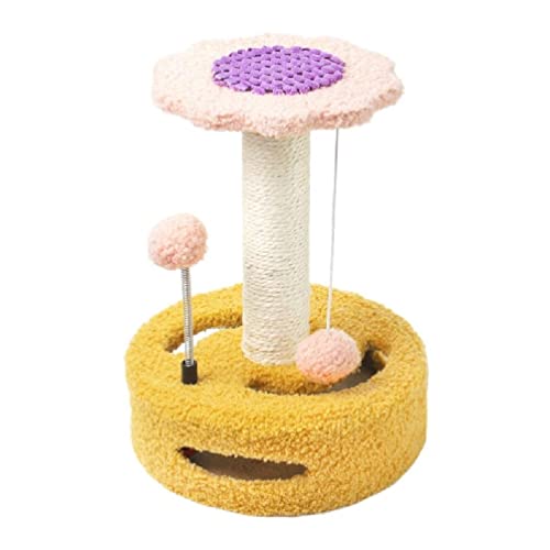 Vertikaler Katzenkratzbaum Kratzsäule Schützt Teppiche Und Sofas Möbelschutz Sonnenblumen Ersatz Für Katzenkratzbaum