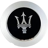 TOTLAC Radnabenkappen Nabendeckel Felgendeckel Felgenkappen Radnabenabdeckung Radkappen für Maserati Ghibli Gran Turismo Levante Quattroporte, 4 Stück, 60mm