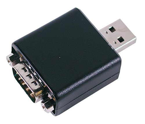 Exsys USB zu 1x Seriell RS-232 Adapter Dongle mit 9 Pin Stecker, zwei LED für RXD und TXD, [EX-1100]