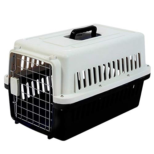 Meijunter Kunststoff Hundetragetuch Katzen Kiste Hund Transportbox Perfekt für den Transport mit dem Auto/Zug/Flugzeug, 19 Zoll
